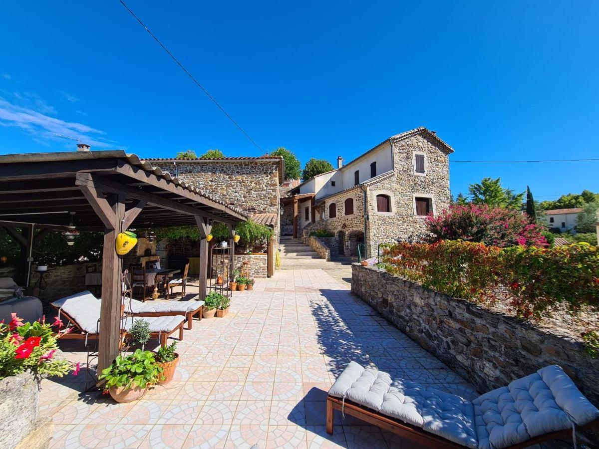Mes Maisons Gardoises, Two Gites Sleeping 13 With Two Private Pools, Kids Room, Laundry, Disco, Free Wifi, Linen And Dog'S Are Welcome Gagnières 外观 照片