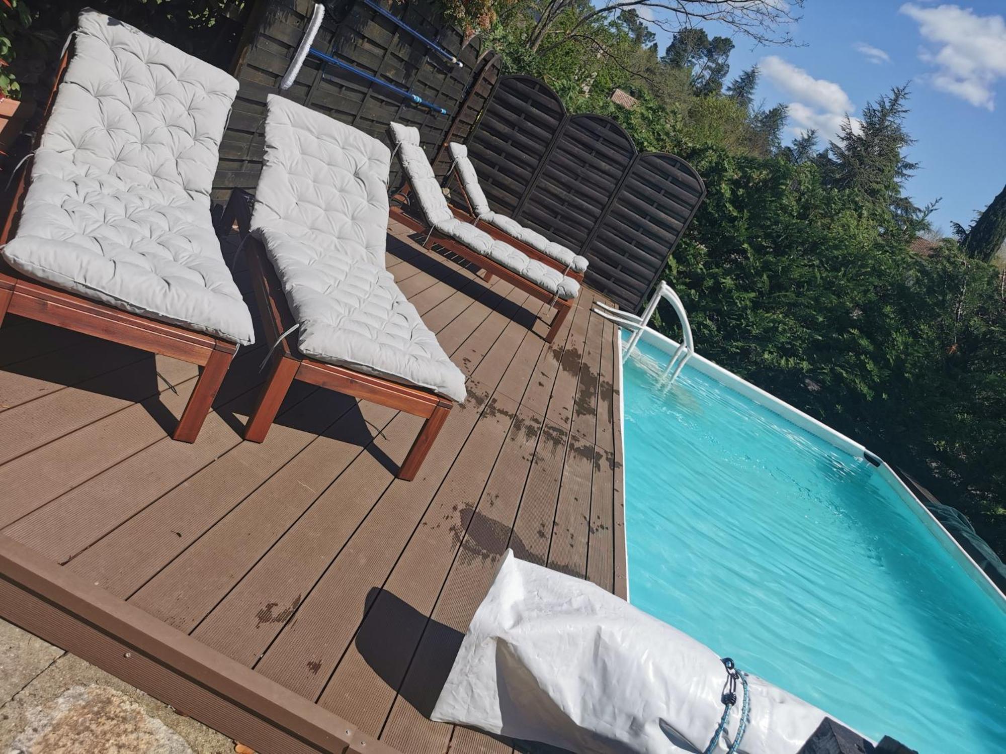 Mes Maisons Gardoises, Two Gites Sleeping 13 With Two Private Pools, Kids Room, Laundry, Disco, Free Wifi, Linen And Dog'S Are Welcome Gagnières 外观 照片